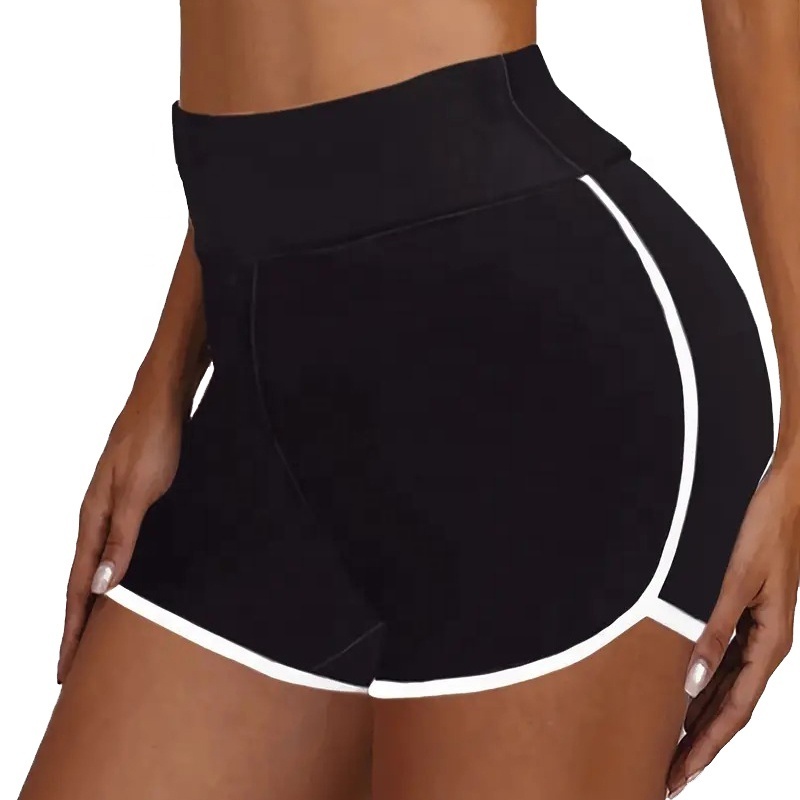 2024 New design Printed Booty Shorts For Women Custom Logo Gym Wear Shorts Women New Fashion Printed Yoga Shorts Women