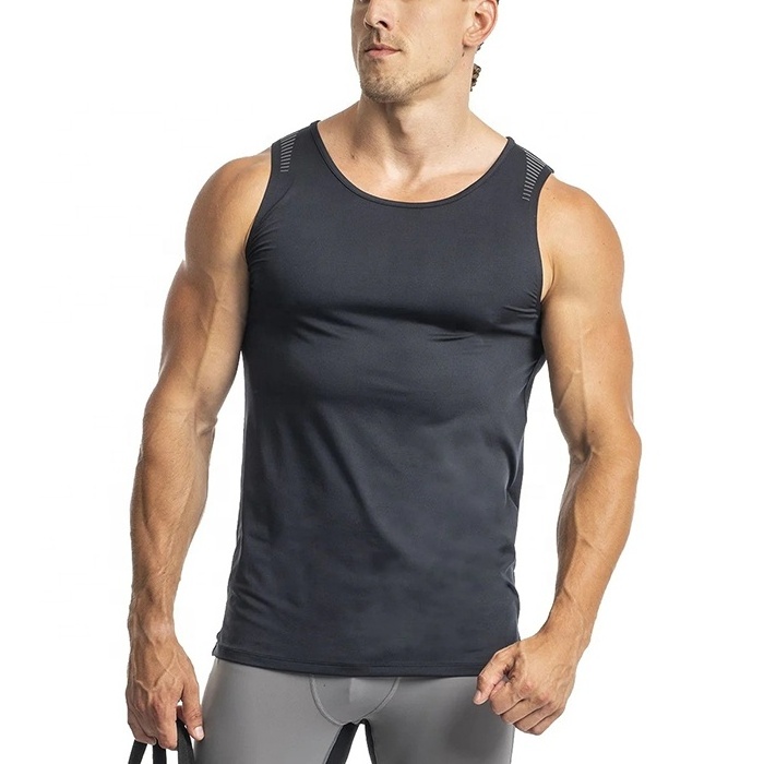 High Quality Gym Tank Tops For Men Custom Made Workout Men's Sleeveless Tops Wholesale Sportswear Polyester Men's Tank Tops