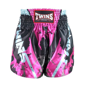 Premium Quality Printed Muay Thai Shorts New Design Twins Muay Thai Gym Shorts Custom Logo Kickboxing Shorts