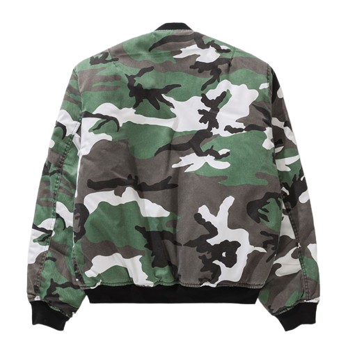 Reversible Bomber Jackets Winter Fashion Camo Designs Bomber Jacket Wholesale Men Nylon Custom Logo Waterproof Bomber Jacket