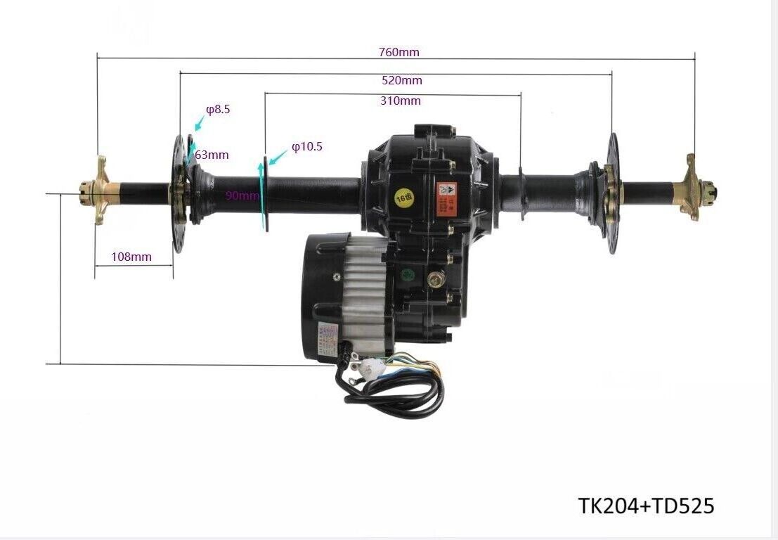 Quality Cheap Full Go Kart Kit Front Rear Axle Differential Motor 4 Wheel Drive Golf Cart Quad ATV Whole sale outlet bikers