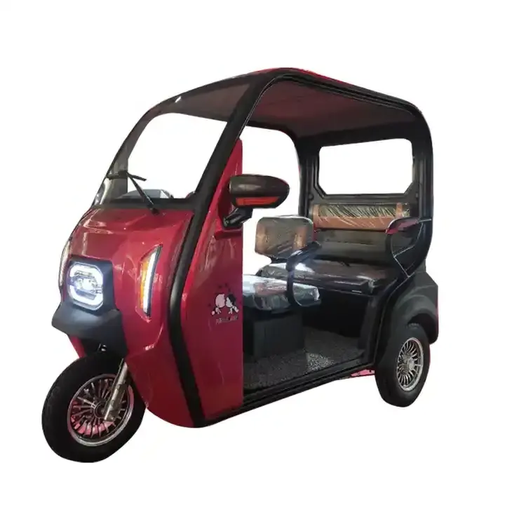 Authentic EEC Certified Electric 3 Wheel Full Closed Mobility Scooter With Passenger Seats Luxury Electric New Energy Automobile