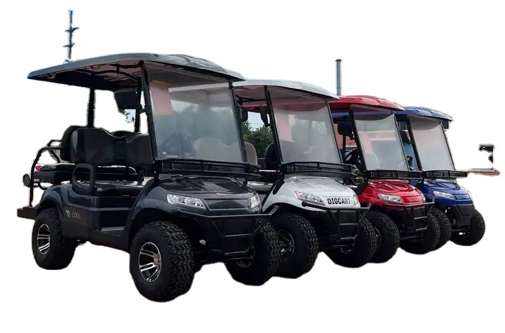 Authentic ATV Whole sale outlet bikers battery operated 4 seater 60V lithium battery cool electric golf cart for sale