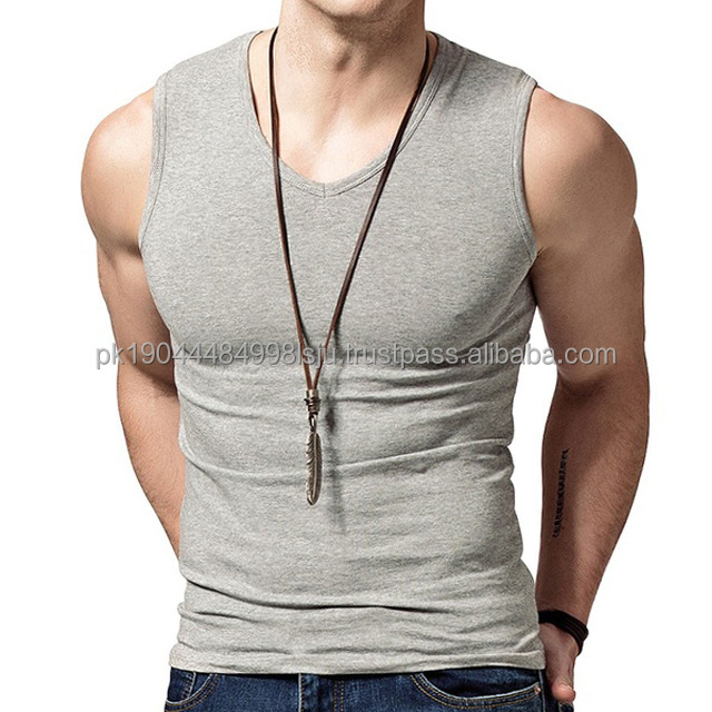 BAMBOO | Soft Bamboo Jersey Vest Casual Gym Singlets Summer Custom Bodybuilding Fitness Tank Top Gym Vest Mens