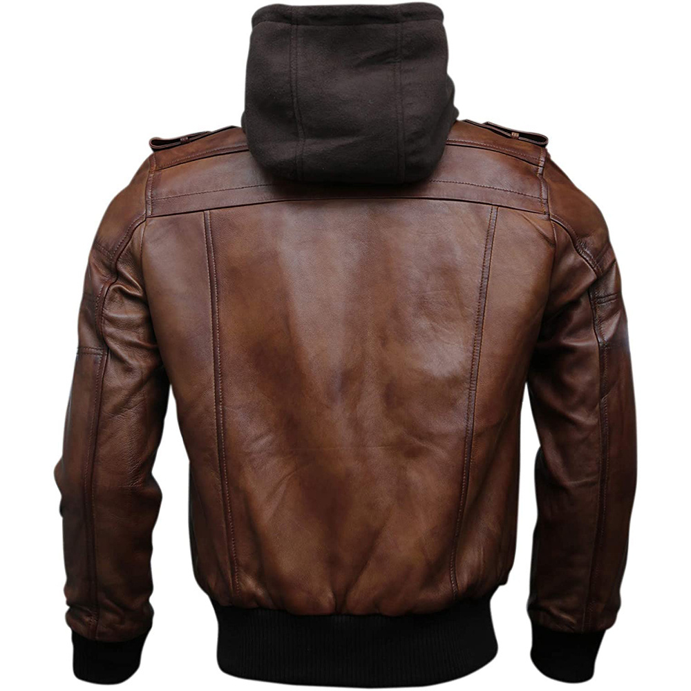 Autumn Winter Men's Casual Zipper Leather Jacket Men Long Sleeve Leather Fashion Jacket For Men Latest Jacket