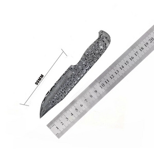 Hot Selling Handmade Damascus Steel Handle Blank Blades For Sale / Latest Design Forge Damascus Steel Blank Blade For Knives