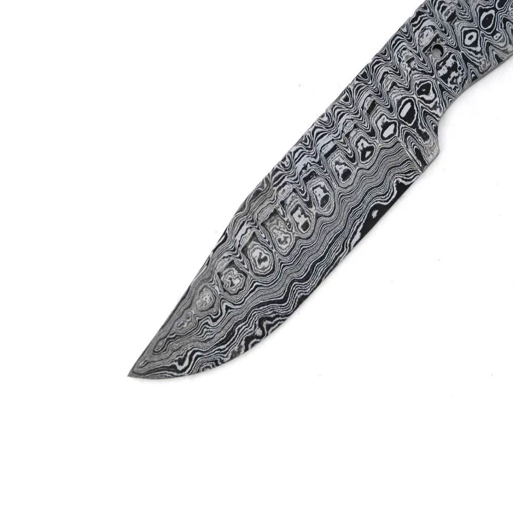 Hot Selling Handmade Damascus Steel Handle Blank Blades For Sale / Latest Design Forge Damascus Steel Blank Blade For Knives