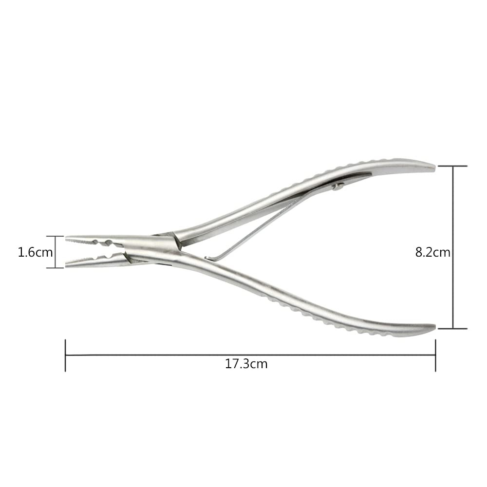 Professional Tape in Hair Extensions Plier Solid color Stainless Steel Customized Label Extensions Sealing Pliers Tool For Hair