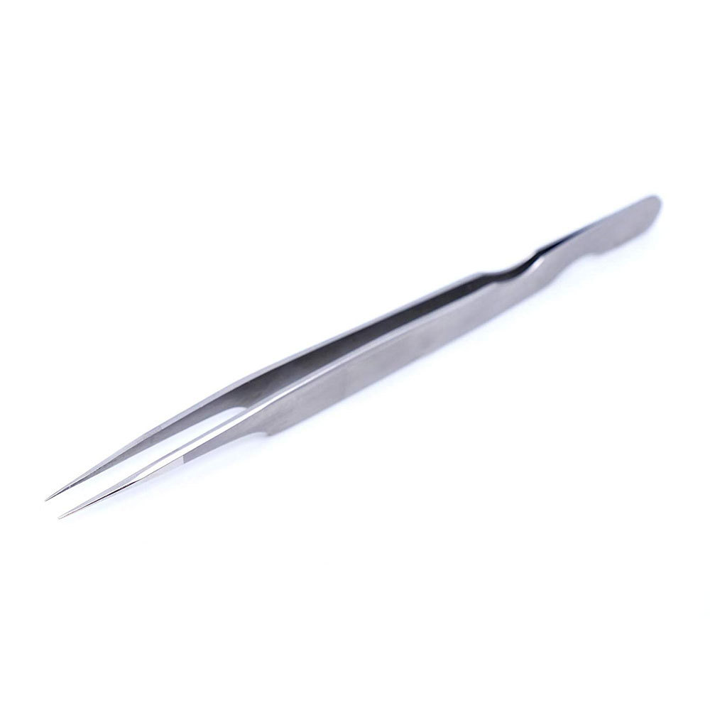 90 Degree Russian Volume Tweezers Private Label For 3D/5D/7D/10D Volume Pick Up Hand-tested False Eyelash Tweezers