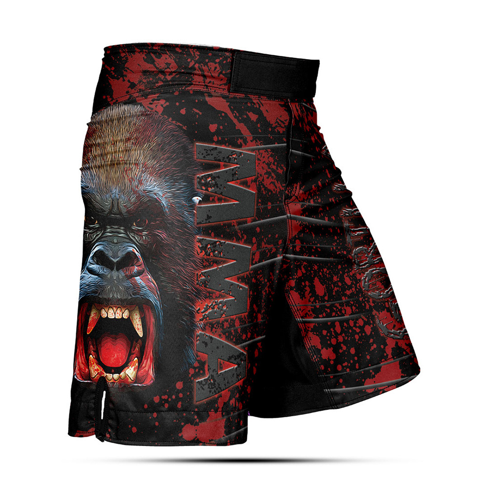 Wholesale Mma Bjj Cross Training Fitness Shorts Ufc Grappling Muay Thai Bjj Training Shorts Custom Sublimation Mma Fight Shorts