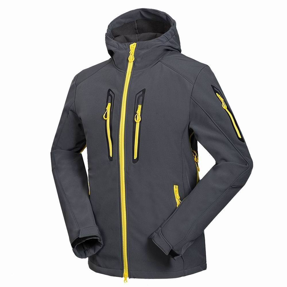 Custom Logo Men Outdoor Windproof Waterproof Delivery Uniform Tactical Sports Hiking Fleece Rain Work Softshell Jacket