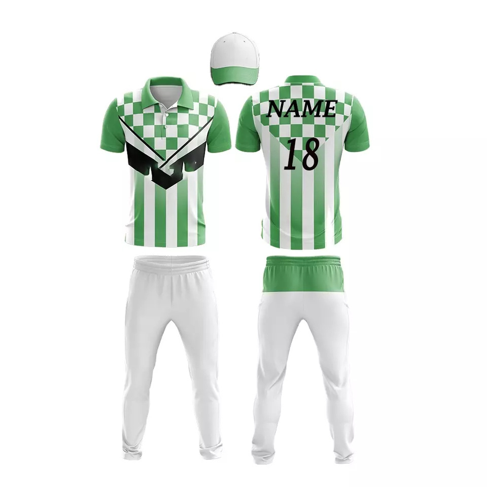 Wholesale Sublimated Cricket Jersey New Design / Custom Printed Cricket Uniform Custom Design and Logos 2023 Best Selling