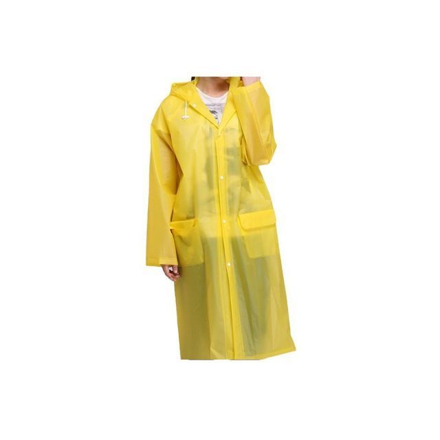 High quality custom long rainwear transparent waterproof   Breathable PVC Fashion Rain Clothing rain coat