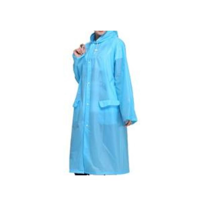 High quality custom long rainwear transparent waterproof   Breathable PVC Fashion Rain Clothing rain coat