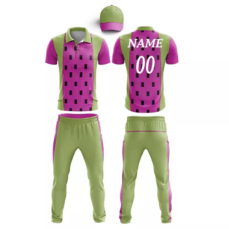 Wholesale Sublimated Cricket Jersey New Design / Custom Printed Cricket Uniform Custom Design and Logos 2023 Best Selling