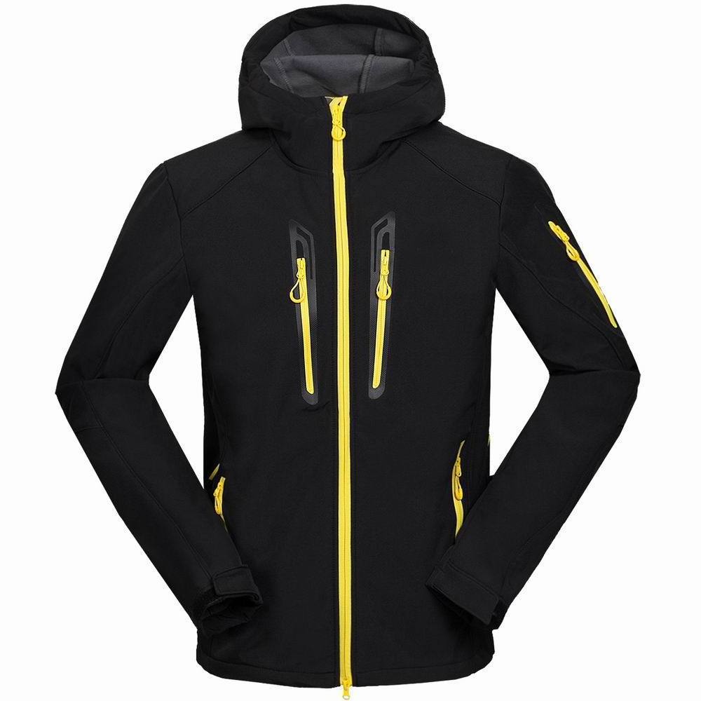 Custom Logo Men Outdoor Windproof Waterproof Delivery Uniform Tactical Sports Hiking Fleece Rain Work Softshell Jacket