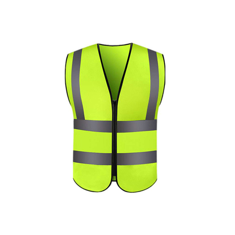 New Design High Quality Zipper Vests Polyester Safety High Visibility Reflective Vests With Customized Colors And Logo OEM