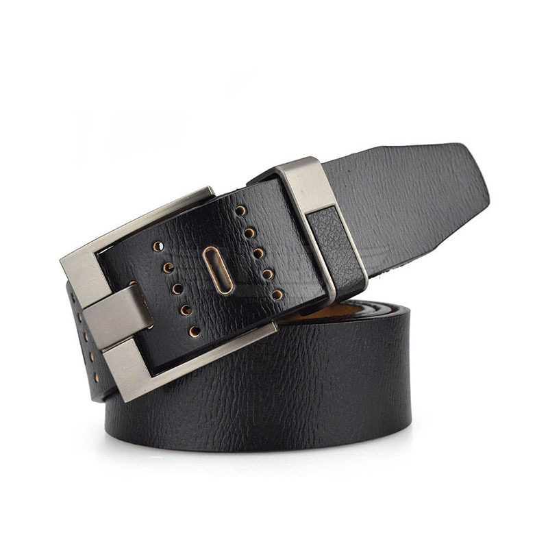 Fashion Classic Designs Men's Genuine Leather Dress Belt Handmade Cow Leather Belts For Work Business Casual leather Belt men