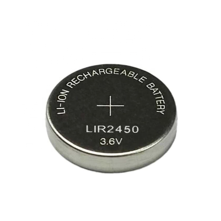 Battery Lithium Battery 110mAh LIR2032 LIR2450 LIR2025 3.7V Lithium Ion Battery 3.6v