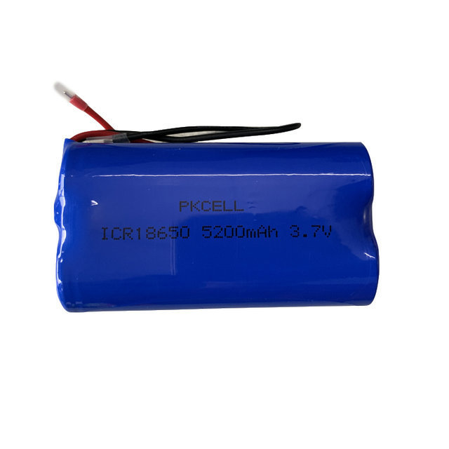 Mobile satellite communication device battery lithium rechargeable wholesale 3.7v 5200mAh 18650 li ion battery pack