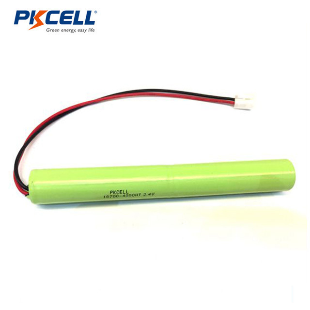 Emergency  light battery 2.4v 18700 4000mah nimh rechargeable battery pack with wires and plugs