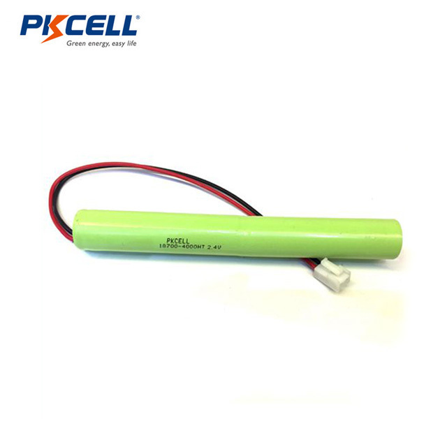 Emergency  light battery 2.4v 18700 4000mah nimh rechargeable battery pack with wires and plugs