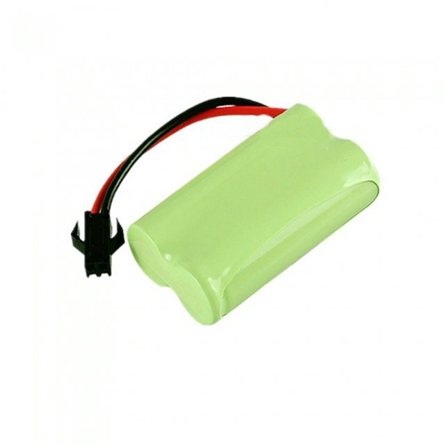 Hot sale 2s1p 2.4V 2pcs AA 2400mAh cell SM2P plug rechargeable batteries Ni-MH battery pack for RC cars