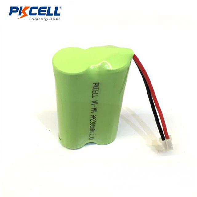 Hot sale 2s1p 2.4V 2pcs AA 2400mAh cell SM2P plug rechargeable batteries Ni-MH battery pack for RC cars