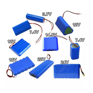 Customized battery li ion  lithium battery pack 14.8V 3.7V 7.4V 11.1V 2200mah 4400mah 6600mah 7800mah for power supply