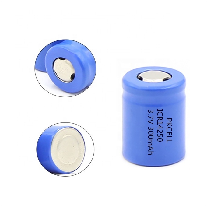 Smallest  size 3.7V Li-ion  lithium cylinder ICR10180 100mah rechargeable battery for remote control