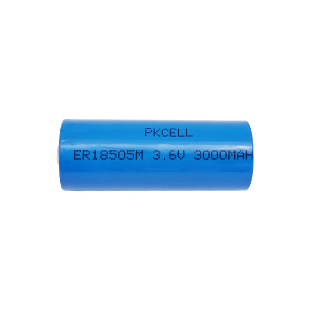 High capacity ER18505M 3.6V Primary Lithium Battery 3400mAh Li SOCl2 NB IoT LoRa Alarms Monitors Ultra Long Life Battery