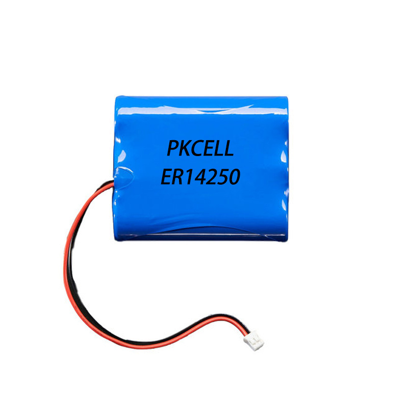 PKCELL battrie ER14250 3.6V 1200mAh  primary batteries  pack for IOT