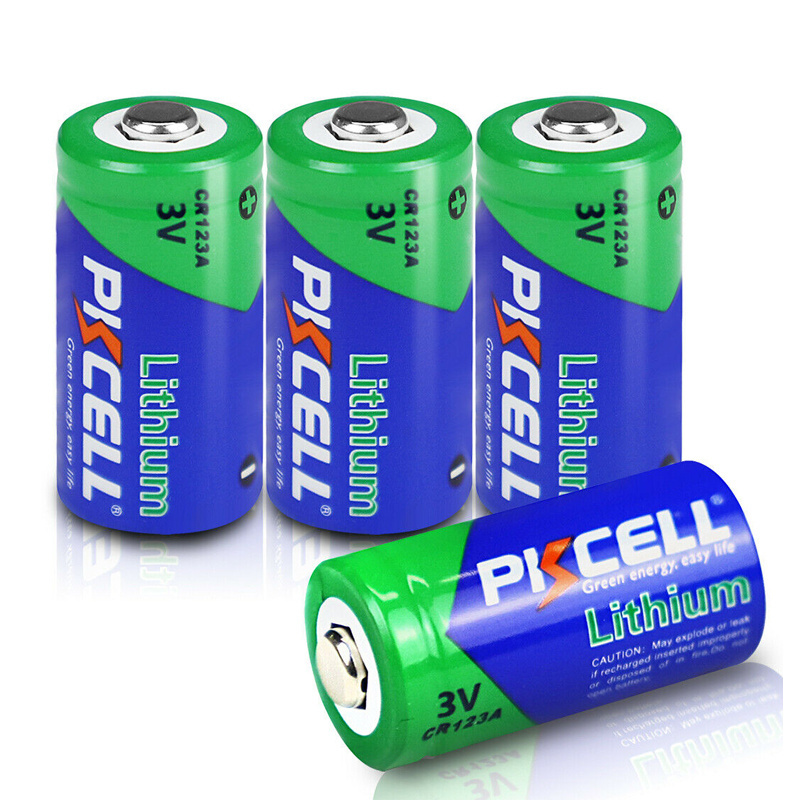 Pkcell CR123A 3V Lithium Batteries for Camera Microphones Flashlight 3V cr123a 123a lithium battery