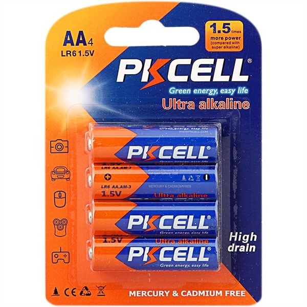 Free samples blister card packaging super 1.5v lr6 aaa alkaline battery am3 battery for toys