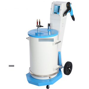 Professional fluidized bed equipment powder coating electrostatic machine for alloy wheel