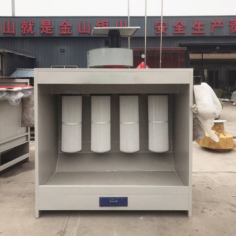 Automatic Recycling Electrostatic Powder Coating Spray Paint Booth System High Quality  Powder Coating Line