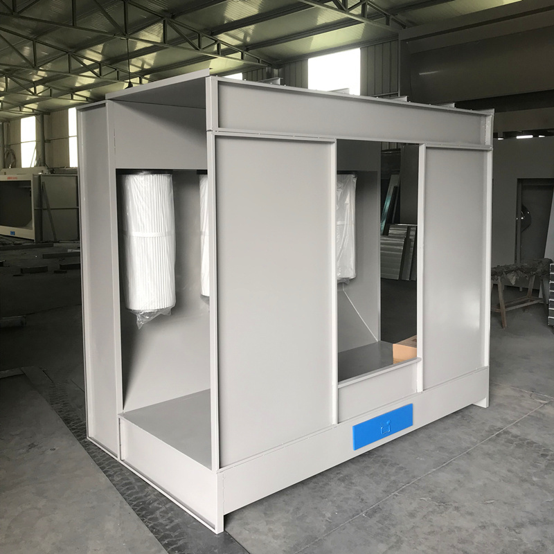 Automatic Recycling Electrostatic Powder Coating Spray Paint Booth System High Quality  Powder Coating Line