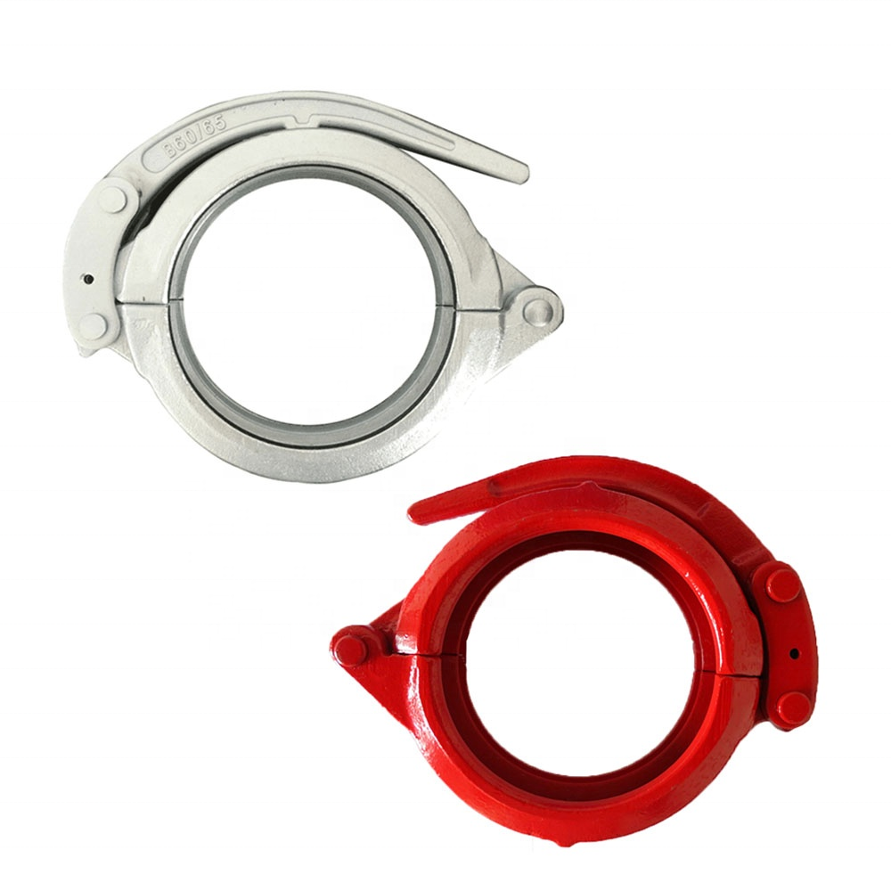 Concrete Pump Pipe Fittings Clamp Coupling flexible hose clamping machine