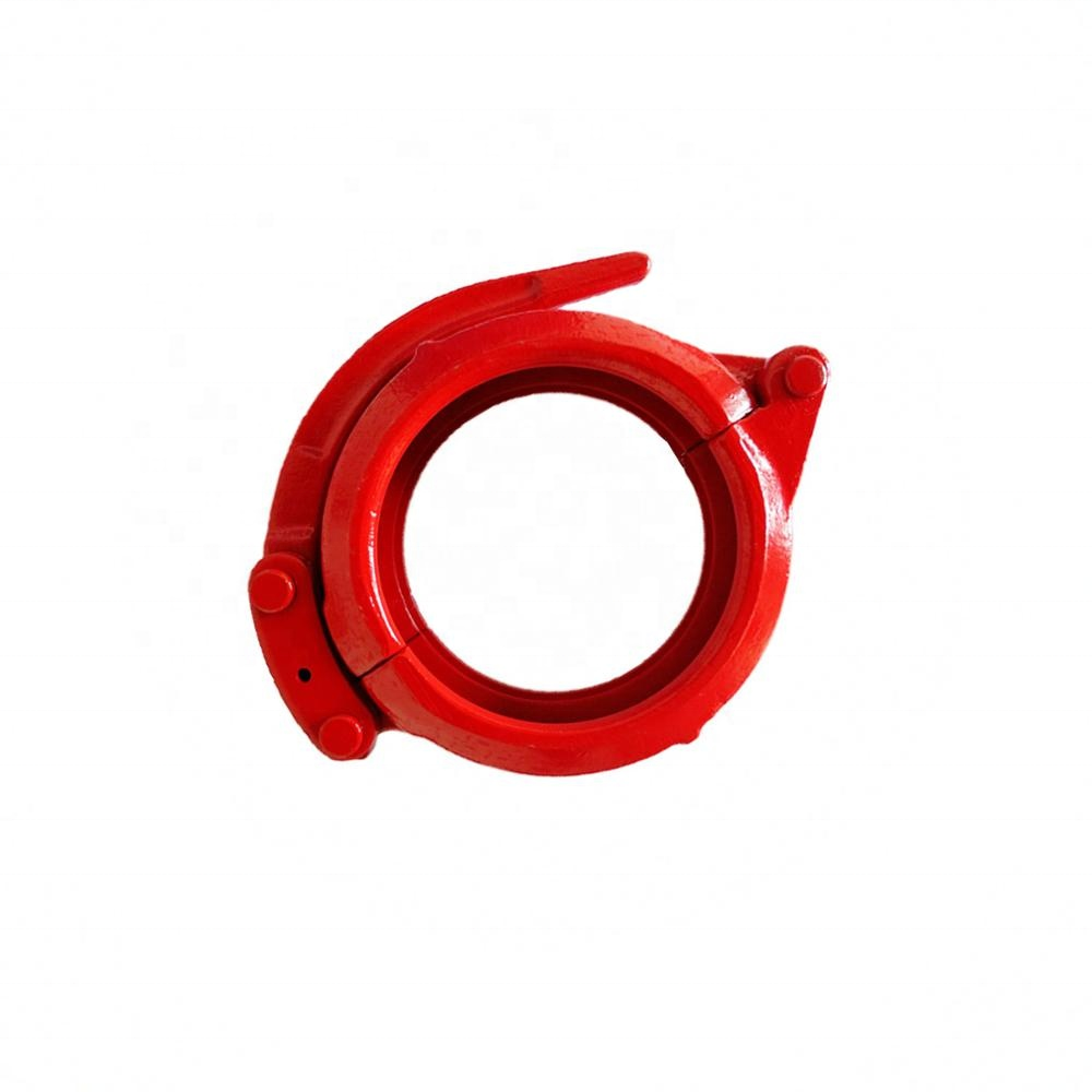 Concrete Pump Pipe Fittings Clamp Coupling flexible hose clamping machine