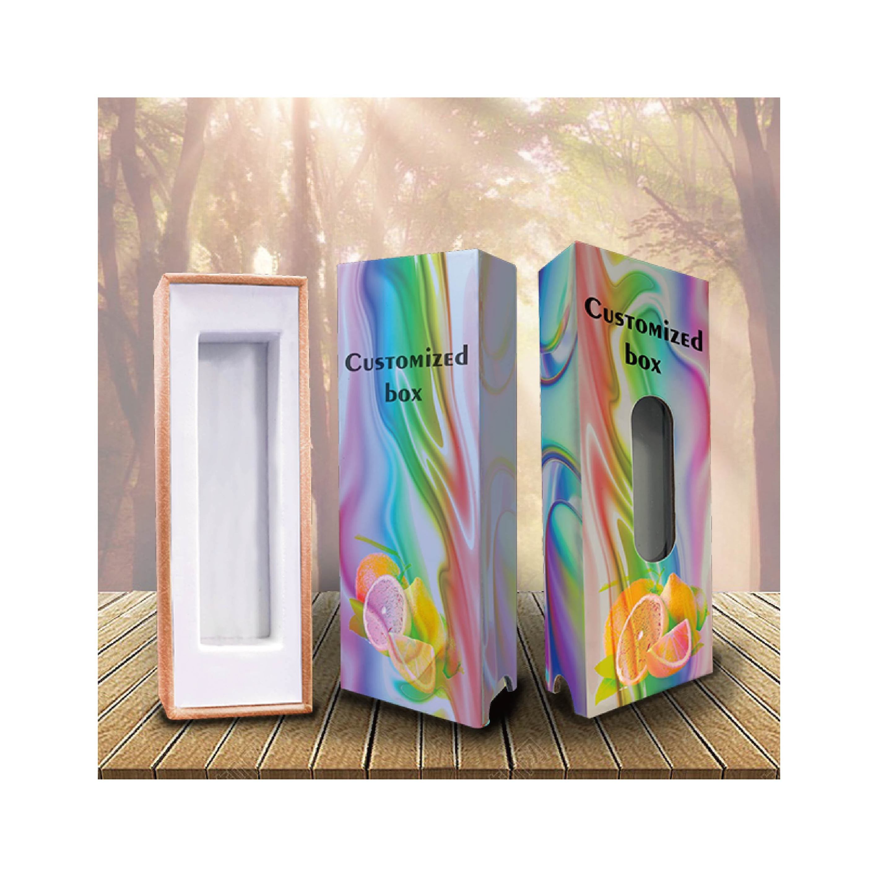 Factory High Quality Biodegradable Packaging Custom Logo Box 2G Disposable Pen Childproof Box Cartridges Packaging Boxes