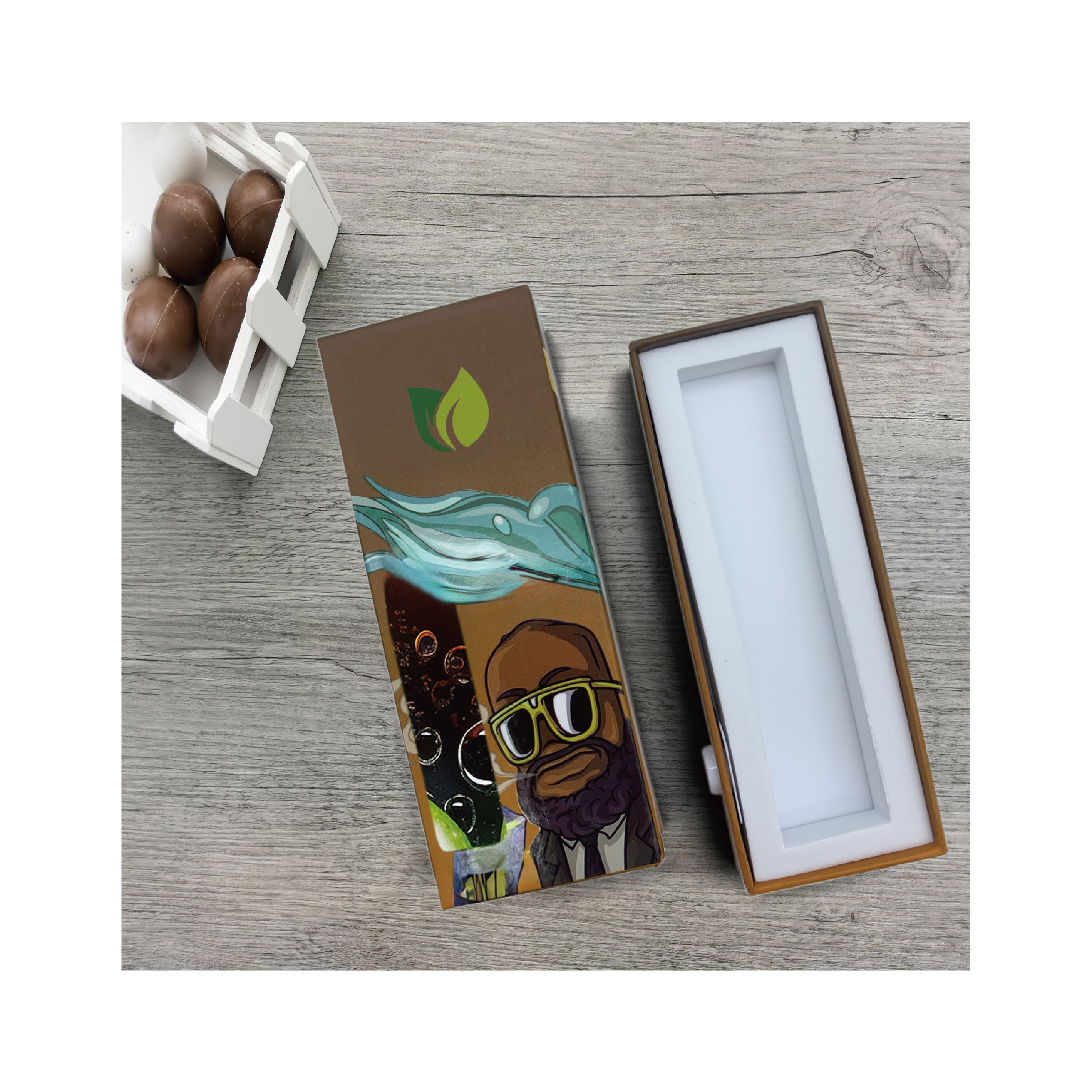 2024 cigar packaging Custom Design cart 1ml Childproof Cardboard Cartridge Box Child Resistant Box With Insert