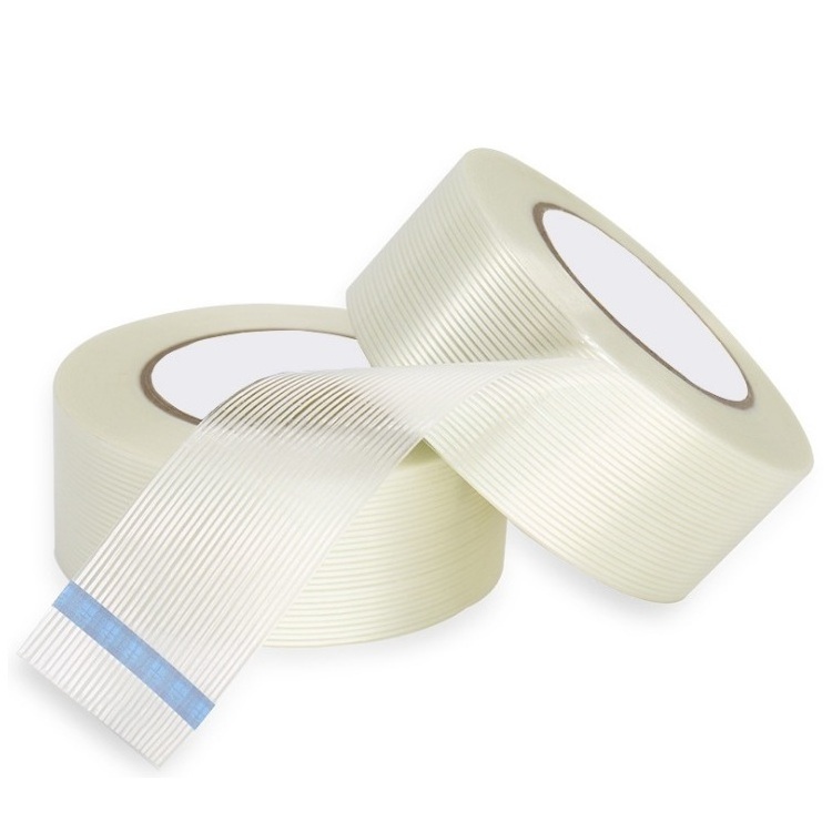 hot melt heavy duty clear packing wrapping hot melt fiberglass reinforced filament strapping tape