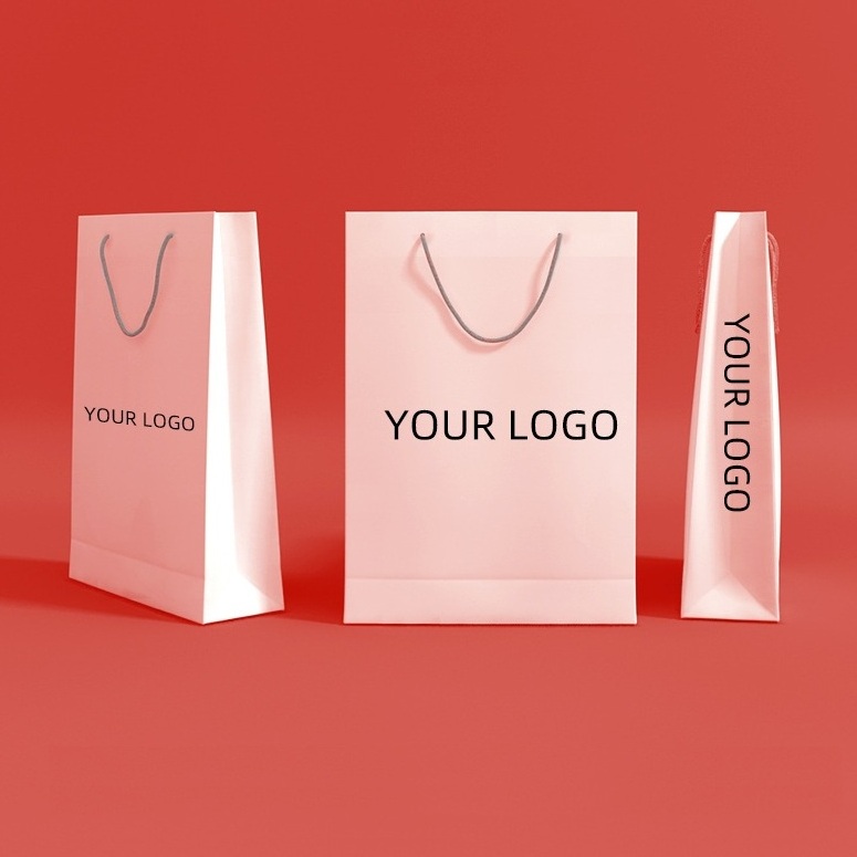 custom logo glassine retail handle victorias secret paper bag paper packing bag luxury paper bags for perfume price in yiwu