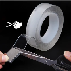 Double Sided Washable Adhesive Tape Multifunctional Removable Transparent Grip Tape Free Sample Nano Tape