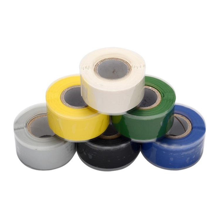 self-fusing silicone rubber repair rescue tape gas pipe leak seal high temperature electrical tape