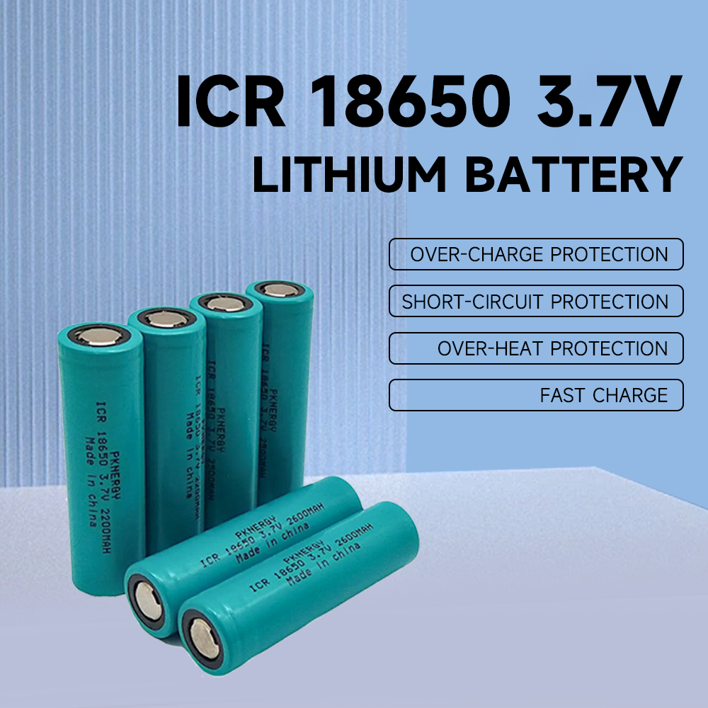 Factory Price Cylinder Lithium Batteries 3.7V 2600Mah 2500Mah 3350Mah 18650 21700 26650 32600  Rechargeable Li Ion Battery