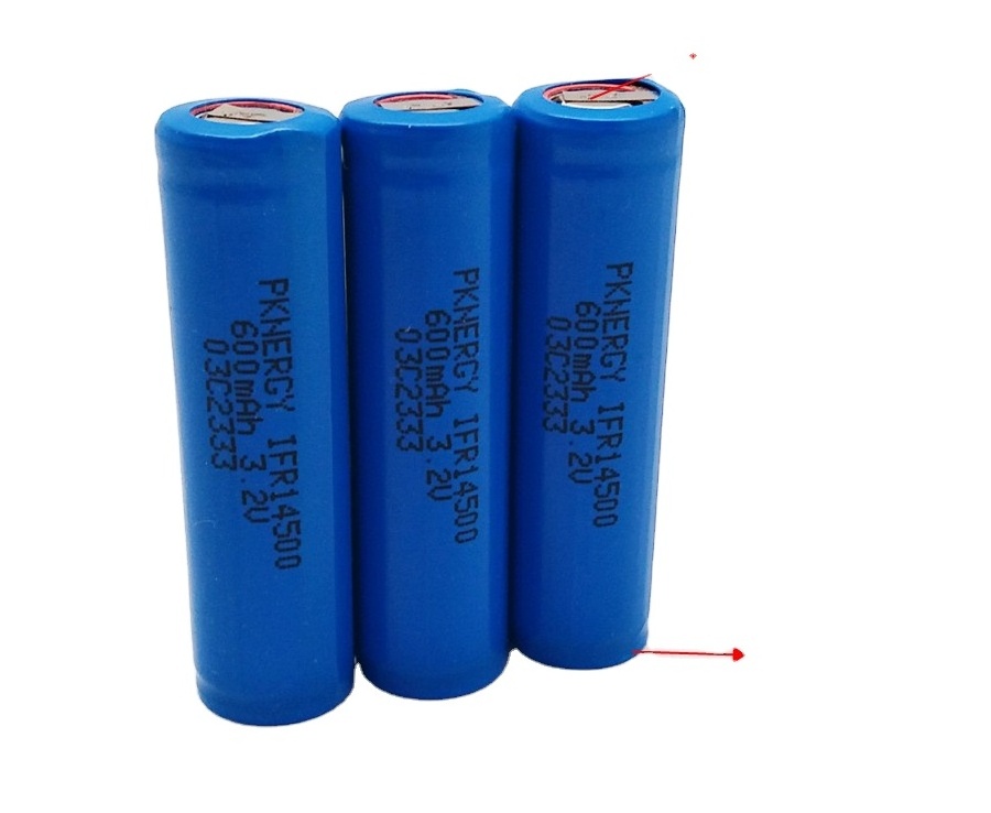 3.2v 14500 600mah 700mah lifepo4 battery for electric screwdriver,drilling machine,weeding machine