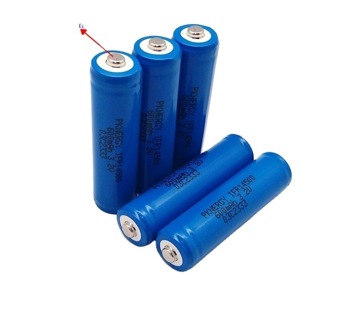 3.2v 14500 600mah 700mah lifepo4 battery for electric screwdriver,drilling machine,weeding machine