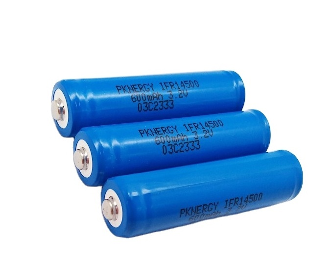 3.2v 14500 600mah 700mah lifepo4 battery for electric screwdriver,drilling machine,weeding machine