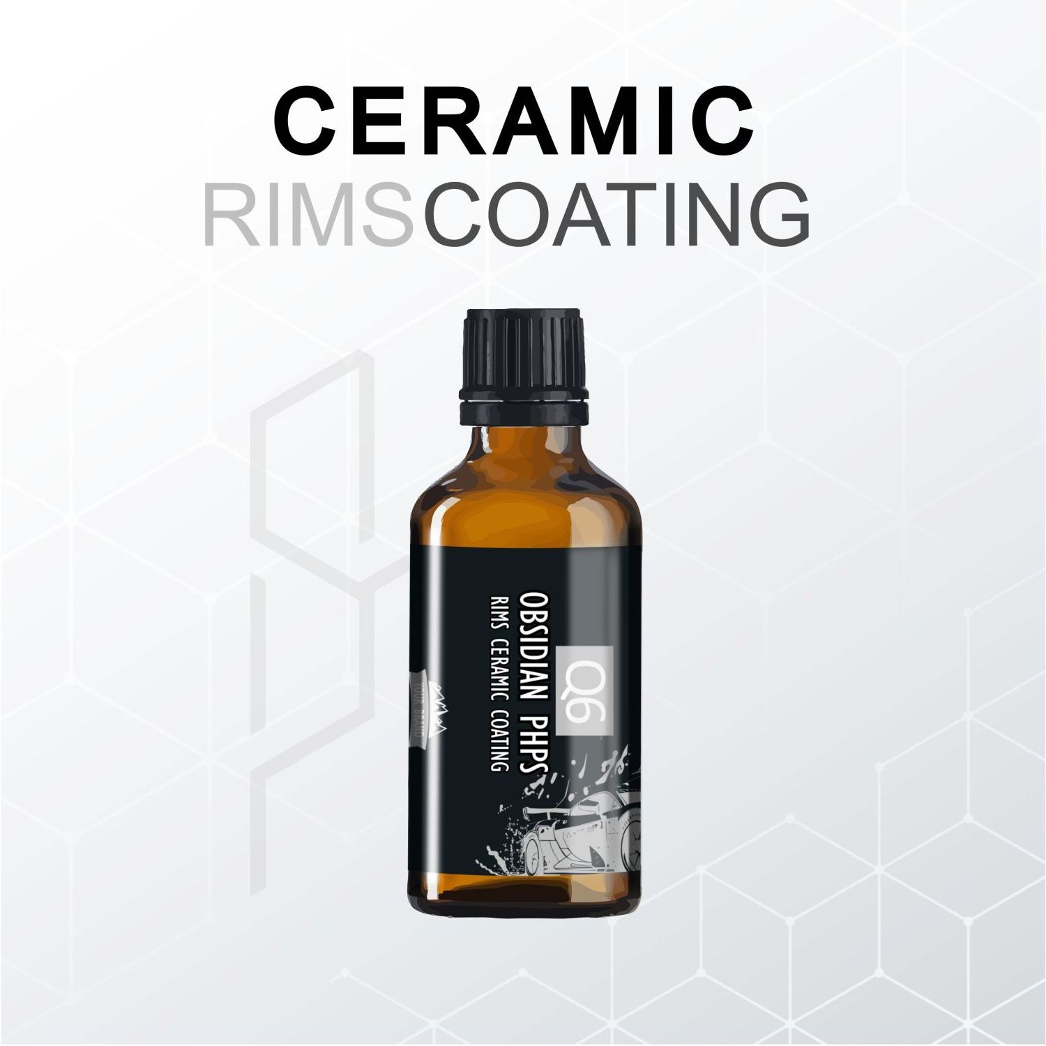 Ceramic Coating for Rims and Metal Parts Protection